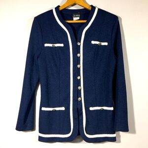 Jenny Lady Like Fitted‎ Blazer Shirt Top
